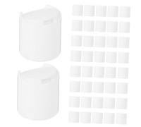 Healifty White Press Lotion Bottle Caps Replacement Plastic Pump Bottle Lids for Shampoo Soap Moisturizer Refillable Container Covers for Travel and Daily Use