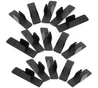 Healifty Whiteboard Pen Clips 20Pcs Self-Adhesive Plastic Pen Buckles for Desk and Meeting Room Use