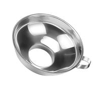 Healifty Wide Mouth Large Stainless Steel Funnel for Canning and Jam Jars Thickened Metal Kitchen Liquid Oil Funnel for Home Cooking