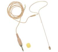 Healifty Wireless Headset Microphone System Noise Cancelling Wireless Microphone with 3.5mm Plug, Lightweight Sponge and Metal Material for Public Speaking and Performing for Audio