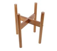 Healifty Wood Elevated Dog Bowl Stand For Large Breed Pets - Fits Up To 20cm/7.88″ Bowls 100kg Load-Bearing - Ergonomic Elevate Raise Pet Dishes Slow Feeders Fountains Dispensers