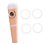 Healifty Wood Kazoo Musical Instrument, Portable for Guitar and Ukulele, Easy to Store, Beginner-Friendly Practice Accessory for Adults and Young Players