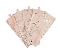 Healifty Wood Kid Growth Chart Ruler: Kids Roll Up Height Chart Wall Hanging Measurement Chart Height Measurement Ruler for Nursery Room Height Growth Chart 40, Khaki, 180x32cm