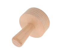 Healifty Wooden Egg Tart Pusher with Non Stick Pastry Tamper Beech Wood Tartlet Mold for Easy Release Suitable for Home and Professional Baking for French Tarts and DIY Pastries