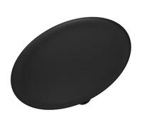 Healifty Wooden Fruit Plate with Metal Tray and Round Wooden Feet Contemporary Decorative Round Serving Tray for Fruits Candies Snacks Versatile Kitchen and Home Table Decor