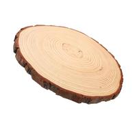 Healifty Wooden Garden Stepping Stones 2cm for Lawns and Gazebos | Weather-resistant Durability, Simple DIY Installation, Non-slip Textured Surface, Stable Transition for Elders