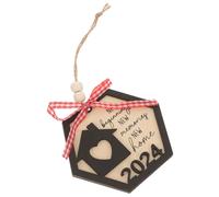 Healifty Wooden Home Ornament Housewarming Gift Elegant Home Decoration Pendant for First Enhancing Charm and Sophistication