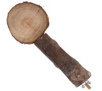 Healifty Wooden Parrot Stand Pole Platform Pet Bird Perch Gangplank for Cage Natural Bird Playground Springboard Suitable for Parrots