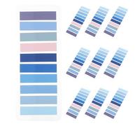 Healifty Writable Index Tab Stickers, Self-adhesive Small Label Pads, Blue Celestial Design, 10pcs for Home, School, and Office Page Markers