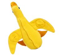 Healifty Yellow Duck Dog Squeaky for Interactive Play, Chewable Cotton and Polar Fleece Material with Animal Design, Plaque and Tartar Control Pet Teething for Dogs