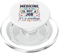 Healing Arts Is A Privilege Inspiring Quote PopSockets PopGrip for MagSafe