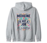 Healing Arts Is A Privilege Inspiring Quote Zip Hoodie