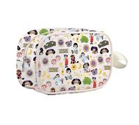 Healing Cartoon TV Show Inspired Gift Molly Lovers Cosmetic Bag Canada Cartoon Makeup Zipper Pouch, comfy mb, 0