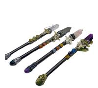 Healing Crystal Magic Wand - Amethyst Wand 27cm Fairy Wand Natural Amethyst Wand - Meditation Crystal Gift