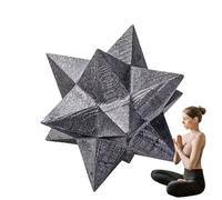 Healing Crystal Ornament - Star gemstonee Design, Handcrafted Mineral Carving, Energy Harmonizing Accent, Stable Display Base | Yoga Relaxation, Study Room Styling, Restaurant ambience, Mindfulness