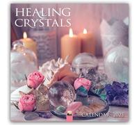 Healing Crystals Wall Calendar 2025 (Art Calendar)