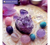 Healing Crystals Wall Calendar 2027 (Art Calendar): Original Flame Tree Publishing-Kalender [Kalender]