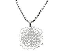 Healing Design Western Dragon Necklace Solid Stainless Steel Metal Necklace Luck & Courage Symbol Jewelry for Women Men, One Size, Stainless Steel, No Gemstone