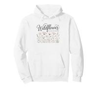 Healing Era Wildflower Nature Aesthetic Woman Bloom Grounded Pullover Hoodie