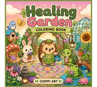 Healing Garden: A Cozy Coloring Journey Through Nature, Calm, and Creativity (Gentle Healing Coloring Series)
