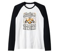Healing Generations One Hug At A Time Dad Father Raglan Baseball Tee