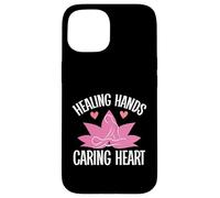 Healing Hands Caring Heart Massage Therapist Case for iPhone 15