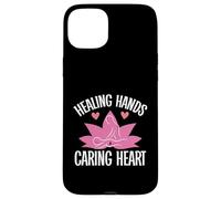 Healing Hands Caring Heart Massage Therapist Case for iPhone 15 Plus