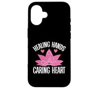 Healing Hands Caring Heart Massage Therapist Case for iPhone 16