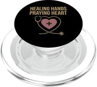Healing Hands Praying Heart Christian Nurse Faith PopSockets PopGrip for MagSafe