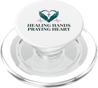 Healing Hands Praying Heart Christian Nurse Faith PopSockets PopGrip for MagSafe