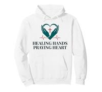 Healing Hands Praying Heart Christian Nurse Faith Pullover Hoodie