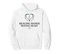 Healing Hands Praying Heart Christian Nurse Faith Pullover Hoodie
