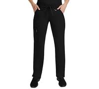 healing hands Purple Label Women’s Tamara Pant - Three Pocket Scrub Pant - black - Medium