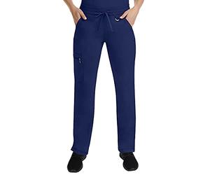 healing hands Purple Label Women’s Tamara Pant - Three Pocket Scrub Pant - blue - Medium