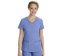 Healing Hands Purple Label Women's Juliet Top - Two Pocket V-Neck Scrub Top