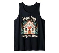 Healing Happens Here Cozy Home Positivity Design Tank Top