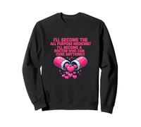 Healing Heart Cute Medical Anime Inspire Design of Love Care Sweatshirt