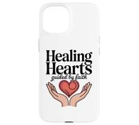 Healing Hearts Guided By Faith Christian Hope Case for iPhone 15