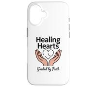 Healing Hearts Guided By Faith Christian Hope Case for iPhone 16
