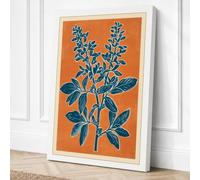 Healing Herb Study Botanical Canvas Wall Art Print 24x16 Inch