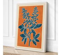Healing Herb Study Botanical Canvas Wall Art Print 36x24 Inch