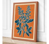 Healing Herb Study Botanical Canvas Wall Art Print 36x24 Inch