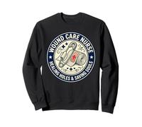 Healing Holes Saving Souls Wound Care Nurse Sweatshirt