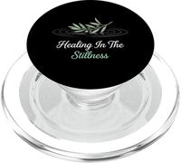 Healing In The Stillness Christian Spiritual Meditation PopSockets PopGrip for MagSafe