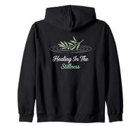 Healing In The Stillness Christian Spiritual Meditation Zip Hoodie