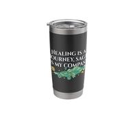 Healing is A Journey Sage is My Compass Smudge Sticks Stainless Steel Insulated Tumbler