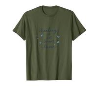 Healing is Not Linear: Inspiring Butterfly Journey T-Shirt, Men, Olive, 3XL