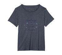 Healing is Not Linear: Inspiring Butterfly Journey T-Shirt, Women's Plus, Heather Blue, 5X