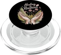Healing Is Resistance Self-Care Mindful Strength PopSockets PopGrip for MagSafe