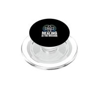 Healing Is The Mission Registered Nurse Cross PopSockets PopGrip for MagSafe